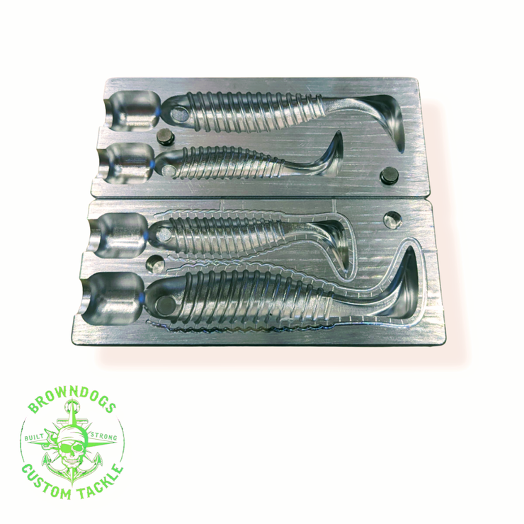Shad - Ribbed Thumper 5'' and 3.5''